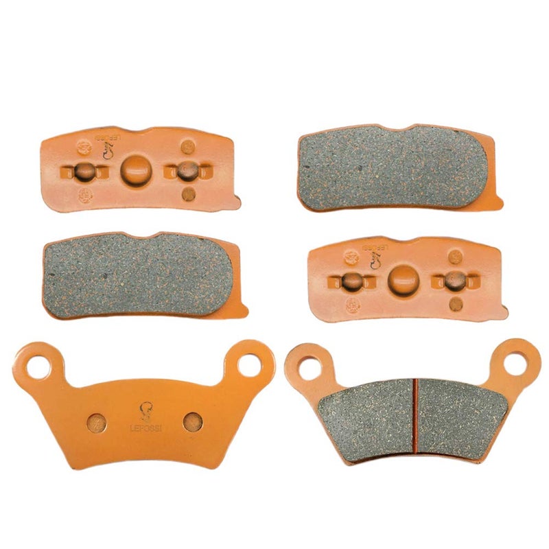 LE LEFOSSI Front and Rear Carbon Fiber Brake Pads Compatible with for Can Am Spyder RT/RT-S/RS/RS-S 10-12 FA474F FA473R - Image 1